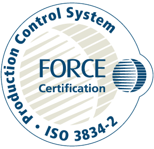 ISO 3834-2 Production Control System Force Certification